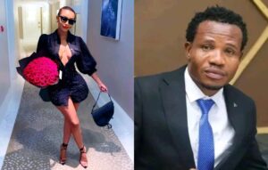 Huddah and MP Peter Salasya